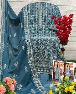 2024 dernière conception de luxe BRIDE MAID Look traditionnel Afghan spécial Churidar soie Salwar Kameez avec prix de gros - Product Image 6