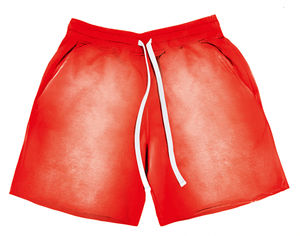 Ropa para adultos MEN ACID WASH Shorts Alta calidad 100% algodón Sun Fade con diamantes de imitación Patrón sólido Streetwear Sun Fade Shorts - Product Image 5