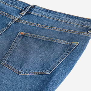 Pantalon en denim noir vintage 100% coton sur mesure pour homme, surdimensionné, logo imprimé DTF personnalisé, hip hop, pantalon confortable pour homme - Product Image 2