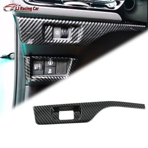 ABS Carbon Look kit interni per auto interruttore del pannello del pulsante adesivo per <span class=keywords><strong>Honda</strong></span> <span class=keywords><strong>Civic</strong></span> 11th FE1 FE2 FL1 FL2 RS 2022-2025 - Product Image 1
