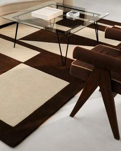 Tapis de zone en laine tufté à la main de conception personnalisée moderne tapis tufté à la main en gros pour le salon pour TEXTILES INDIENS H/L - Product Image 3