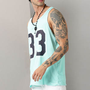 Custom Printed <b>Tank</b> <b>Top</b> High Quality <b>Men's</b> Gym Workout Fitness Streetwear Sleeveless Fit 100% Cotton Ribbed <b>Tank</b> <b>Top</b> <b>Men</b> From - Product Image 2