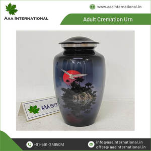 Exportateur mondial vendant largement 100% urnes de crémation pour adultes en aluminium de qualité authentique pour les cendres humaines au meilleur prix compétitif - Product Image 2