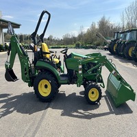 Mini tracteur John Deere 4052M, 50 CV, robuste et 4x4, mini tracteur à transmission par engrenages, tracteur utilitaire agricole