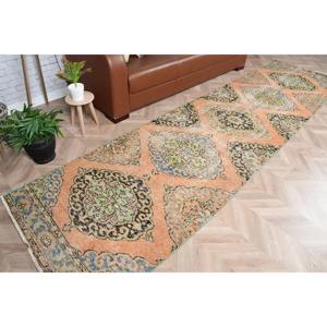 Tapis turc 3,1x12 pieds, tapis persan orange en laine - Product Image 5
