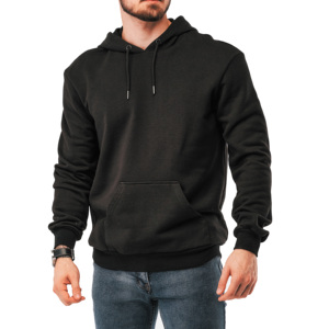 Unisex Oversized Pullover Hoodie Custom Heavyweight Cotton Blended Sweatshirt Embroidered Plain Dyed Boxy Fit for Winter - Product Image 1