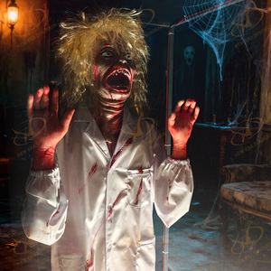 NED Ghost Animatronic Horror Prop Nuevo diseño con efectos de múltiples paisajes para casas embrujadas Precio de fábrica Venta caliente - Product Image 1