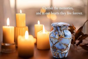 Handmade <b>Large</b> Adult Mosaic Aluminium Glass Cremation <b>Urn</b> Individual Tiles Hand Applied Unique Funerals Funeral Supplies Metal - Product Image 5