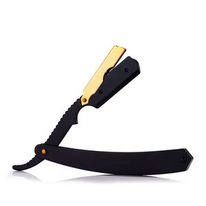 Rasoir à bord droit de barbier le plus vendu rasoir droit antirouille de toilettage de barbier en acier inoxydable pour les salons de coiffure professionnels - Product Image 1