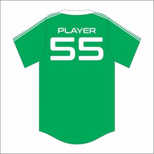 Camiseta de béisbol de manga corta tropical unisex OEM impreso ropa deportiva personalizada de talla grande disponible - Product Image 5