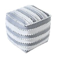 Pouf ottoman en coton antistatique fait main, coussin de sol confortable, repose-pieds, siège, décoration de salon, mariage, simplicité moderne