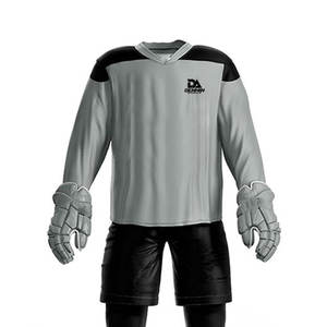 Uniforme de Hockey sobre Hielo, Jersey y Pantalones Ligeros, Tela Transpirable, Equipo Ajustable para Uso en Liga y Torneos - Product Image 5