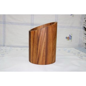 Portautensilios de Madera Maciza Natural Hecho a Mano, No Plegable, para Encimera de Cocina, Duradero, Multifuncional, Almacenamiento de Utensilios de Cocina - Product Image 3