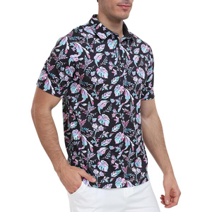 Tissu imprimé respirant à motif 3D pour les événements occasionnels Marketing de la mode Logo OEM de grande taille pour hommes pour les T-shirts polo - Product Image 2