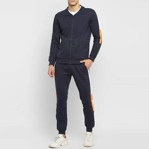 Chándal personalizado para hombre, chándal de ajuste Regular, Color sólido, venta al por mayor - Product Image 2