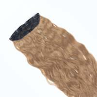 Extensiones de Cabello Original Volumateur Oreille con 4 Clips, Textura Lisa, 100% Cabello Humano Remy Indio, Tejido Plano Hecho a Máquina, Todos los Colores