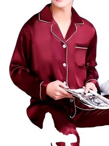 Al por mayor Bata de mujer de lujo de alta calidad, de satén y seda, de color liso, larga, para hotel y uso doméstico, tipo camisón - Product Image 2