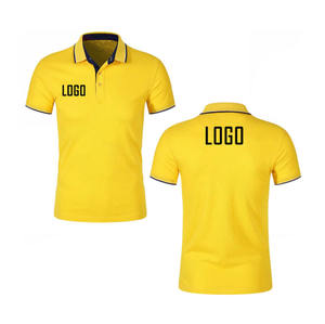 Camiseta de manga larga de secado rápido para hombre, Camiseta de punto de algodón con logotipo personalizado, Camiseta lisa de golf en blanco para polos - Product Image 4