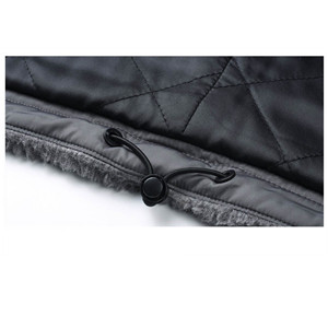 Chaqueta de Invierno Personalizada con Logotipo, Dobladillo Ajustable, Chaqueta Sherpa con Bolsillos con Cremallera para Hombre - Product Image 5