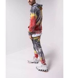Wholesale High Quality Men's Plus Hoodie Tracksuits Set XL Fitness Breathable Custom Logo Training Jogging Suits Sublimation - Product Image 4