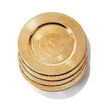 Vajilla dorada con borde dorado, vajilla de latón para Hotel, restaurante, bebé, Navidad, venta al por mayor - Product Image 5