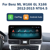 Nuevo Reproductor Multimedia con Navegación GPS para Coche, Pantalla de 12.3 Pulgadas, 8 Núcleos y Android 13, para Mercedes Benz Clase ML GL W166 X166 2013-2015 NTG4.5