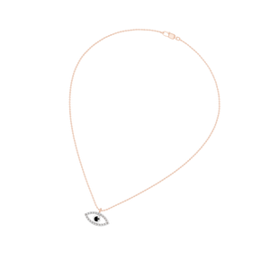 Collar con Colgante de Ojo de Plata de Ley 925 OEM ODM, Cadena de Eslabones con Moissanita, Chapado en Oro, Joyería Fina de Moda para Hombre, Aniversario de Bodas - Product Image 3