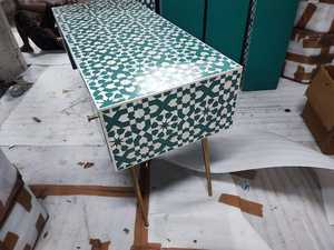 Mesa de consola moderna con incrustaciones de hueso para el hotel de la escuela en casa-Fabricación de mayorista directo para la decoración del dormitorio de la sala de estar - Product Image 3