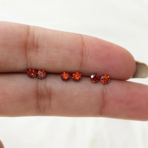 Diamantes Sueltos Melee de 2mm, Color Rojo Fantasía, Cultivados en Laboratorio, Certificados por IGI, Claridad VS, para Fabricación de Joyería, Venta al Por Mayor - Product Image 3