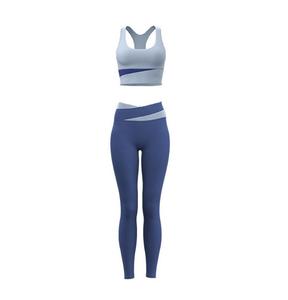 <b>Womens</b> Bra & Legging <b>set</b> Light <b>Weight</b> & Breathable Fabric High Quality Yoga <b>Set</b> Custom Front Logo Available With OEM Service - Product Image 2