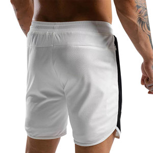 Short de basket-ball High Street en maille unie pour homme 2-en-1 Short d'entraînement à taille élastique à séchage rapide - Product Image 2
