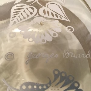 Customizable Logo Tempered Glass With Steel Casserole Dish Light Gray Floral Hand Painted Latest Food Warmer - Product Image 4
