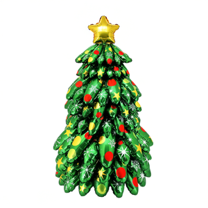 Globos de Navidad con diseño de árbol de Navidad, 130 cm, paquete de 3 unidades - Product Image 2