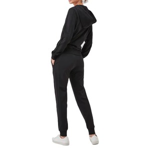 Nouveauté très vendue, survêtement d'hiver à capuche pour femme, deux pièces, service OEM, couleurs et logo personnalisables, respirant, en solde - Product Image 3