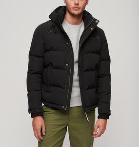 Chaquetas acolchadas 100% Chaqueta de invierno con cuello de lana 90% Abrigo de plumón de pato blanco para hombres - Product Image 1