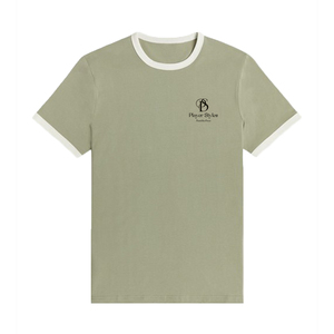 Imprimé personnalisé 100% coton T-shirt pour hommes décontracté qualité multicolore motif solide tissu tricoté 180 GSM - Product Image 3