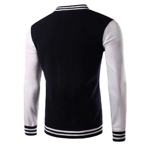 Nueva Chaqueta Varsity de Béisbol para Hombre, con Cuello Alto y Logotipo Frontal, Diseño Transpirable, Cuero Genuino, Estilo Urbano - Product Image 2