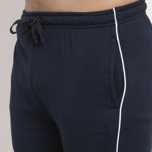 Fournisseur en gros Dernier ensemble de survêtement décontracté en coton à blocs de couleur Confortable Veste à col polo et pantalon Ensemble de survêtement pour homme à porter au quotidien - Product Image 5