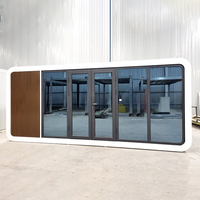 Casa Prefabricada Modular Pequeña, Estructura de Acero Portátil, Impermeable, de Instalación Rápida, para Vivienda, Oficina, Hotel, Almacén, Patio, Comedor