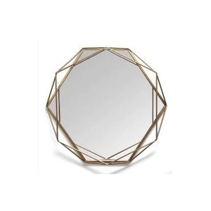 กระจกติดผนังดีไซน์ทันสมัย ทำจากทองเหลือง สำหรับตกแต่งบ้าน ห้องนอน ขนาดสั่งทำได้ ทนทาน กระจกตกแต่งผนังโลหะ ราคาสมเหตุสมผล - Product Image 1