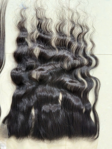 Extensiones de Cabello Humano Remy Azura de Fábrica, Frontales a Granel, Doble Trama, Doble Grosor, Ondulado, Negro, Todos los Colores, Sin Procesar - Product Image 5