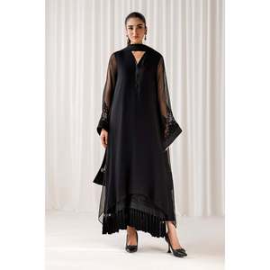 Vestido de fiesta de gasa bordado EN-1300 - Product Image 5