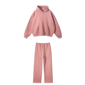 ชุดเสื้อผ้าฝ้ายแบบสวมศีรษะสำหรับผู้ชายชุดเสื้อผ้ากีฬาแบบกำหนดเอง100% หนักผ้าคอตตอนเทอร์รี่ - Product Image 1