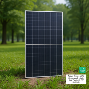Panel Solar Monocristalino de Media Celda Topsky Energy de 640W con Certificado TUV - Product Image 3