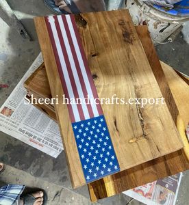 Tabla de Cortar Rectangular de Bambú de Diseño Americano, 100% Ecológica, Apta para Lavavajillas, para Uso en el Hogar, Hoteles y Restaurantes - Product Image 2