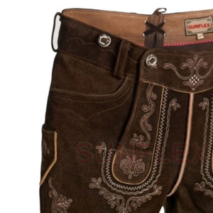 Diseña tu propio Lederhosen bávaro premium-Sólido Casual Cintura media Transpirable A prueba de viento Colores personalizables y logotipo - Product Image 4