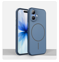Coque en TPU givré KAOU Skin Touch pour iPhone 17/17 Pro avec aimant intégré, bouton caméra IA et étui – Nouveau modèle