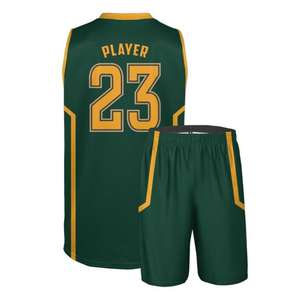 เครื่องแบบบาสเก็ตบอลชุดบาสเก็ตบอลชุดบาสเก็ตบอลพิมพ์ลายโลโก้ตามสั่ง - Product Image 2