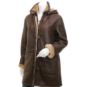 Best Selling <b>Women's</b> Winter Autumn Stand Windproof Waterproof Leather <b>Jacket</b> Tanned Latest Style Breathable Eco-Friendly - Product Image 1