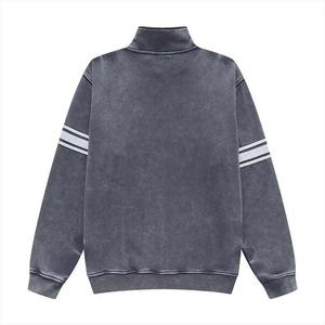 Vente chaude 100% coton français éponge polaire luxe en relief thermique sweat lourd épais personnalisé sweat-shirt lourd pour hommes - Product Image 2